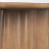 Jovani 94" Solid Light Brown Mango Wood Oval Dining Table from Mercana - Luna Furniture
