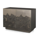 Roxdale Acid Washed Iron Metal Accent Cabinet from Mercana - Luna Furniture
