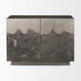 Roxdale Acid Washed Iron Metal Accent Cabinet from Mercana - Luna Furniture