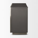 Roxdale Acid Washed Iron Metal Accent Cabinet from Mercana - Luna Furniture
