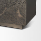 Roxdale Acid Washed Iron Metal Accent Cabinet from Mercana - Luna Furniture
