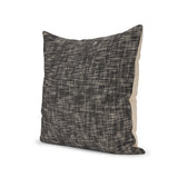 Jalia Cream and Black Cotton Decorative Square Pillow Cover from Mercana - Luna Furniture