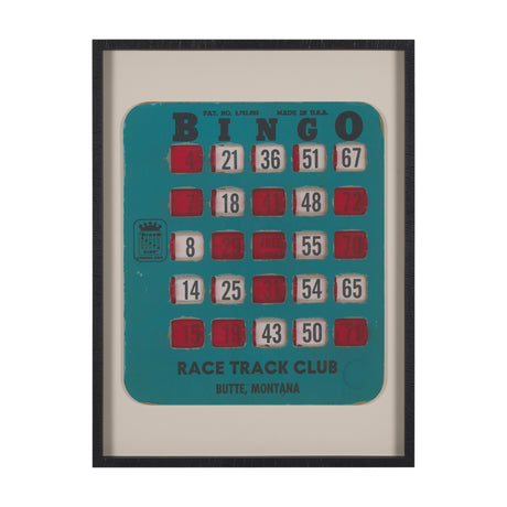 Chasing Numbers II by Zap Studio a Framed Art Print Matted under Glass from Mercana - Luna Furniture