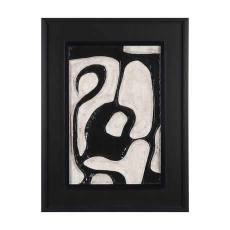 Webs of Ink by Studio M a handmade Original Framed Artwork under Glass from Mercana - Luna Furniture