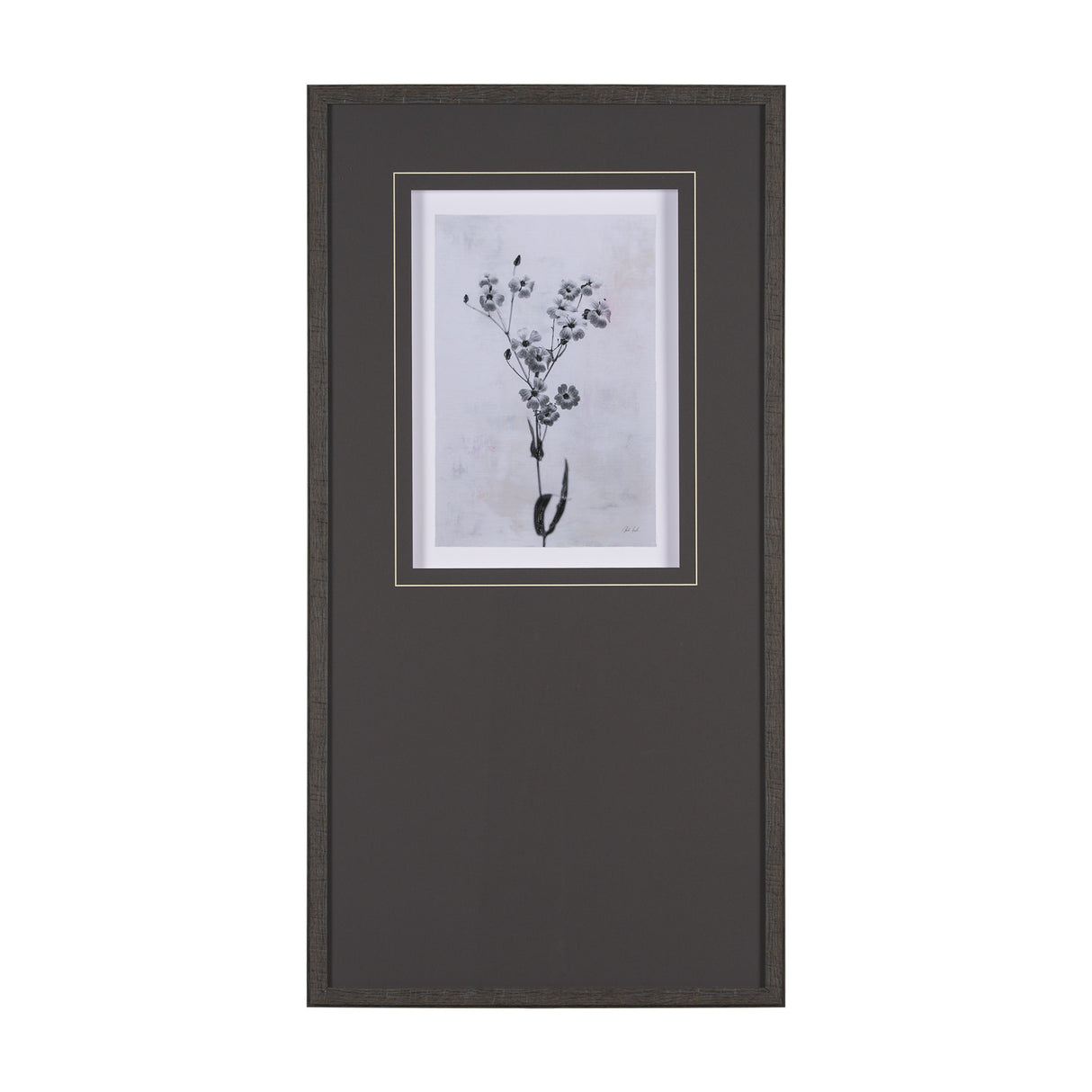 Wonderful Wildflowers XV Neutral by Deborah Revell a Hand Embellished Framed Art Print Matted under from Mercana - Luna Furniture