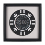 Casino 100 Dollar Vegas Poker Chip By Zap Studio Framed Art Photograph Print under Glass from Mercana - Luna Furniture