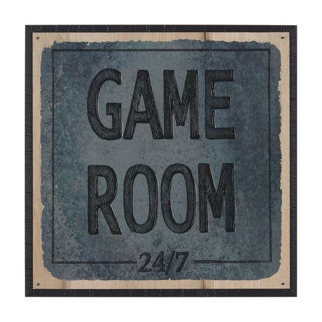 Game Room SQ by Mercana Studio a Hand Embellished Framed Art Print from Mercana - Luna Furniture