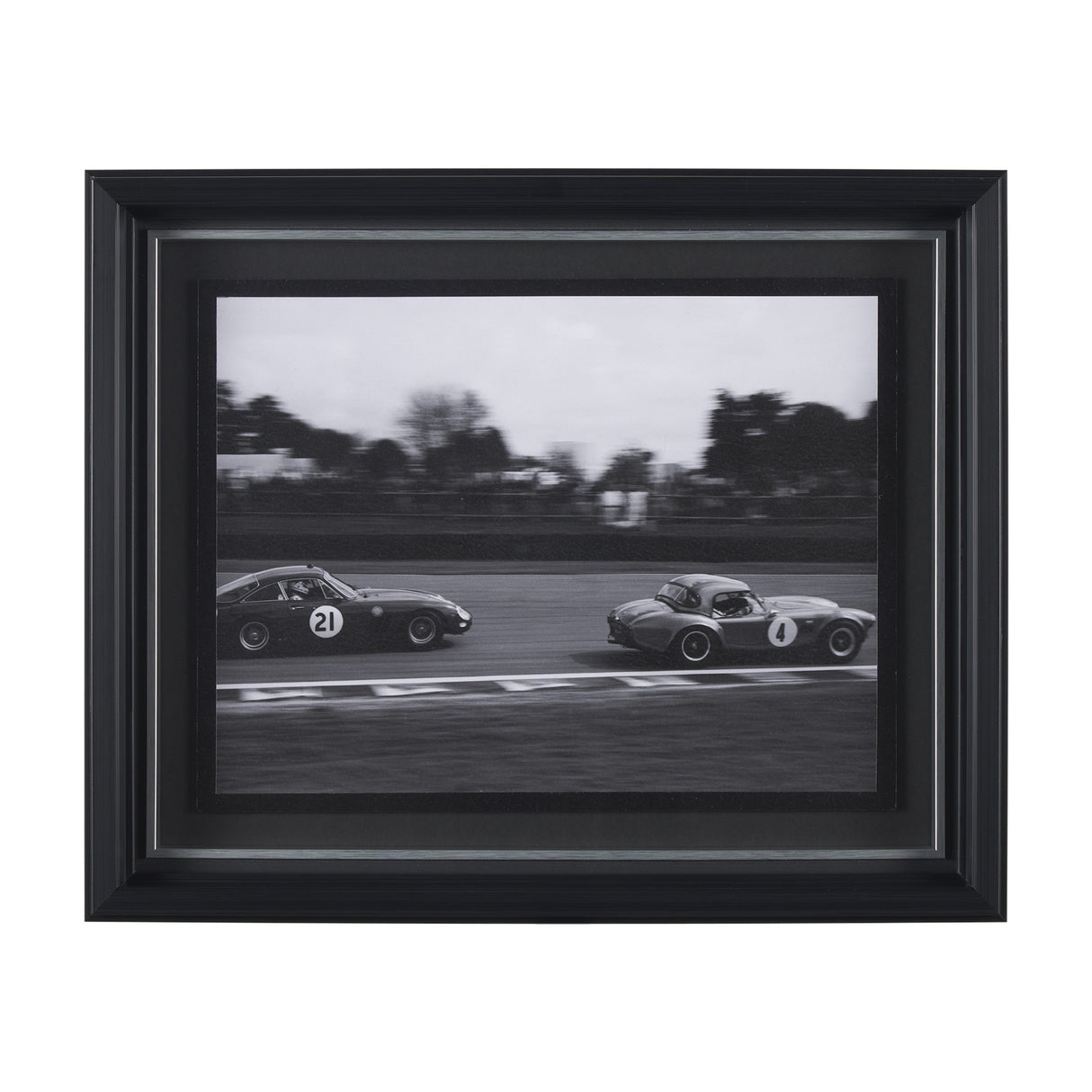 Hot on the Tail by Ben Wood a Hand Embellished Framed Photo Art Print Matted under Glass from Mercana - Luna Furniture