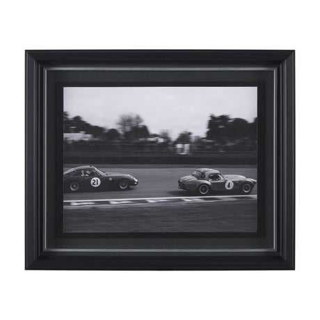 Hot on the Tail by Ben Wood a Hand Embellished Framed Photo Art Print Matted under Glass from Mercana - Luna Furniture