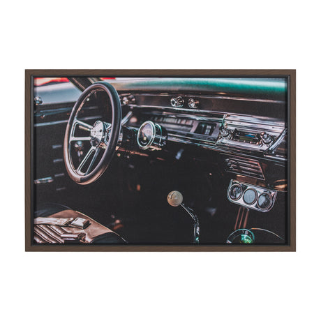 Car Interior by Tim Mossholder a Hand Embellished Framed Photo Art Print from Mercana - Luna Furniture
