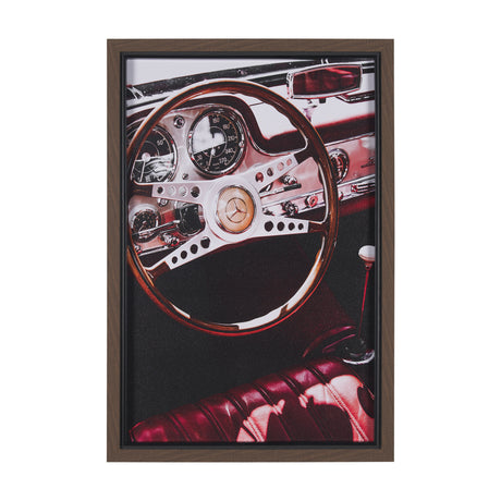 Vintage Car by Magda Izzard a Hand Embellished Framed Photo Art Print from Mercana - Luna Furniture