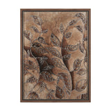 Bronze Beauty I by Studio M a handmade Original Framed 3D Textured Artwork from Mercana - Luna Furniture