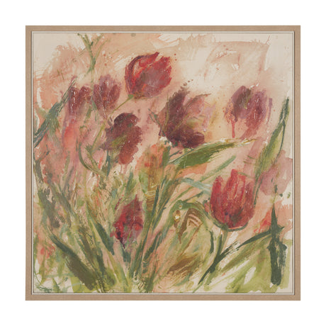 Springs Ritual by Mercana Studio a Hand Embellished Textured Framed Canvas from Mercana - Luna Furniture
