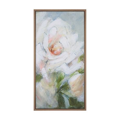 Aromatic Rose by Mercana Studio a Hand Embellished Textured Framed Canvas from Mercana - Luna Furniture