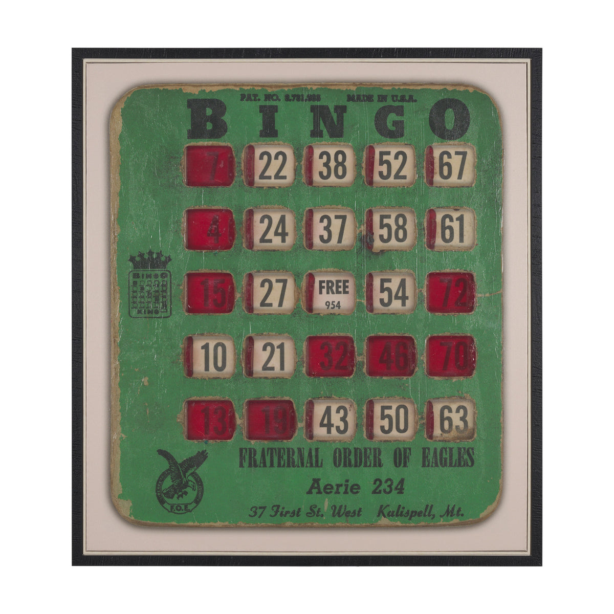 Chasing Numbers I Bingo Card by Mercana Studio a Hand Embellished Text ...