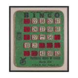 Chasing Numbers I Bingo Card by Mercana Studio a Hand Embellished Textured Framed Canvas from Mercana - Luna Furniture