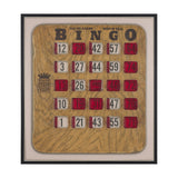 Chasing Numbers III Bingo Card by Mercana Studio a Hand Embellished Textured Framed Canvas from Mercana - Luna Furniture