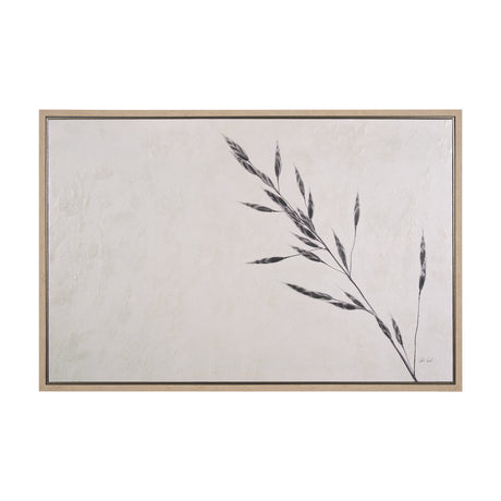Wheat Grass III by Mercana Studio a Hand Embellished Textured Framed Canvas from Mercana - Luna Furniture