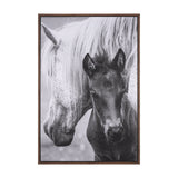 The Foal by Mercana Studio a Hand Embellished Textured Framed Canvas from Mercana - Luna Furniture