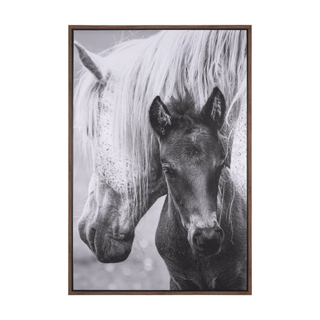The Foal by Mercana Studio a Hand Embellished Textured Framed Canvas from Mercana - Luna Furniture