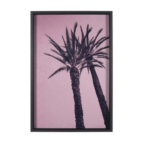Pink Palms I by Deborah Revell a Hand Embellished Framed Photo Art Print from Mercana - Luna Furniture