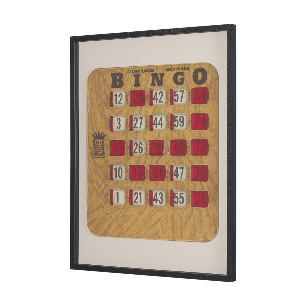 Chasing Numbers I by Zap Studio a Framed Art Print Matted under Glass from Mercana - Luna Furniture