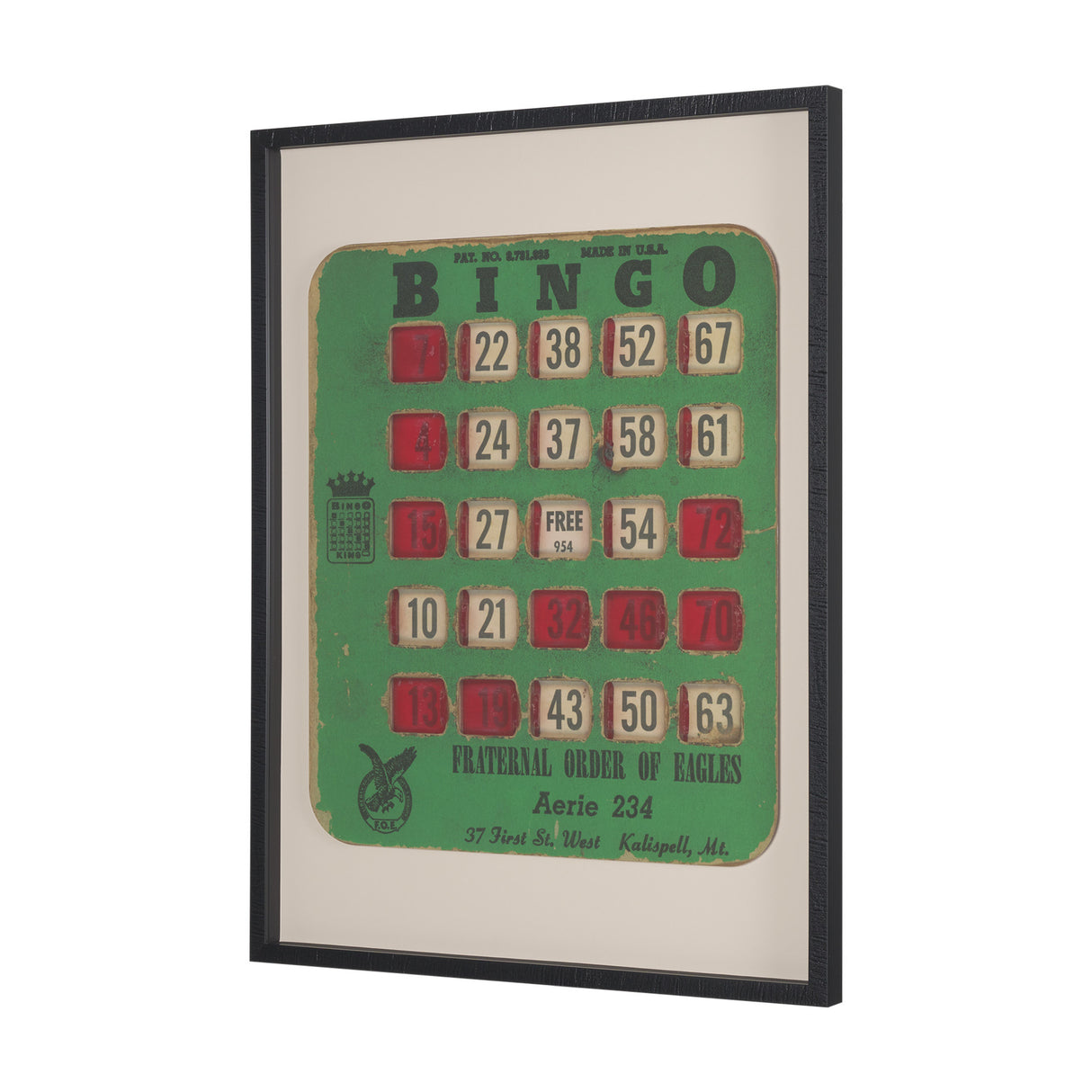 Chasing Numbers III by Zap Studio a Framed Art Print Matted under Glass from Mercana - Luna Furniture