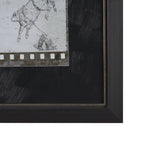 Eight Seconds by Mercana Studio a Hand Embellished Framed Art Print Matted under Glass from Mercana - Luna Furniture