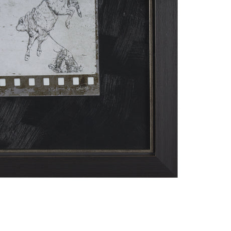 Eight Seconds by Mercana Studio a Hand Embellished Framed Art Print Matted under Glass from Mercana - Luna Furniture