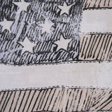 USA Flag by Mercana Studio a Hand Embellished Framed Art Print from Mercana - Luna Furniture