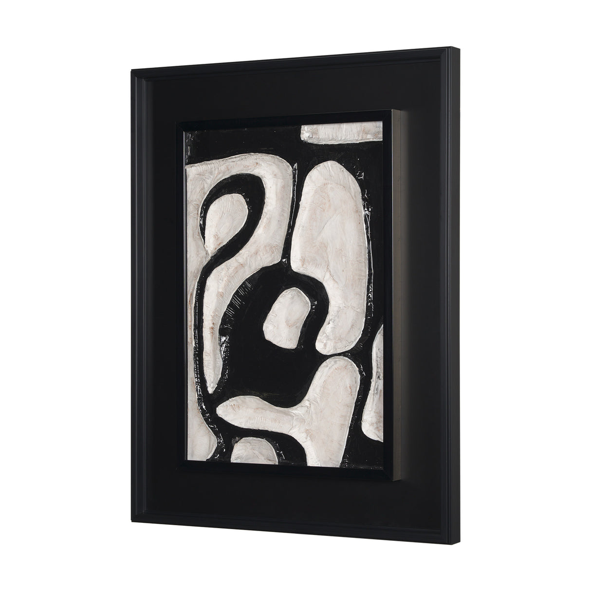 Webs of Ink by Studio M a handmade Original Framed Artwork under Glass from Mercana - Luna Furniture