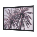 Pink Palms Horizontal by Deborah Revell a Framed Photo Art Print Matted under Glass from Mercana - Luna Furniture