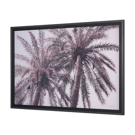 Pink Palms Horizontal by Deborah Revell a Framed Photo Art Print Matted under Glass from Mercana - Luna Furniture