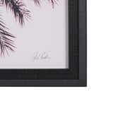 Pink Palms Horizontal by Deborah Revell a Framed Photo Art Print Matted under Glass from Mercana - Luna Furniture