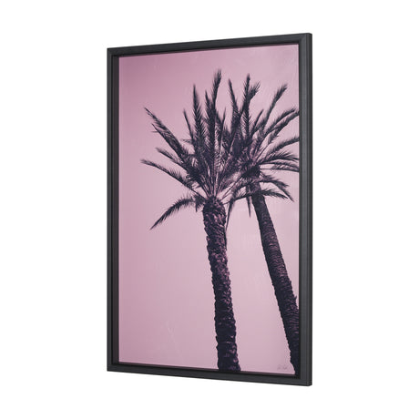 Pink Palms I by Deborah Revell a Hand Embellished Framed Photo Art Print from Mercana - Luna Furniture