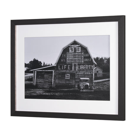 In God We Trust by David Reams a Hand Embellished Framed Photo Art Print Matted under Glass from Mercana - Luna Furniture