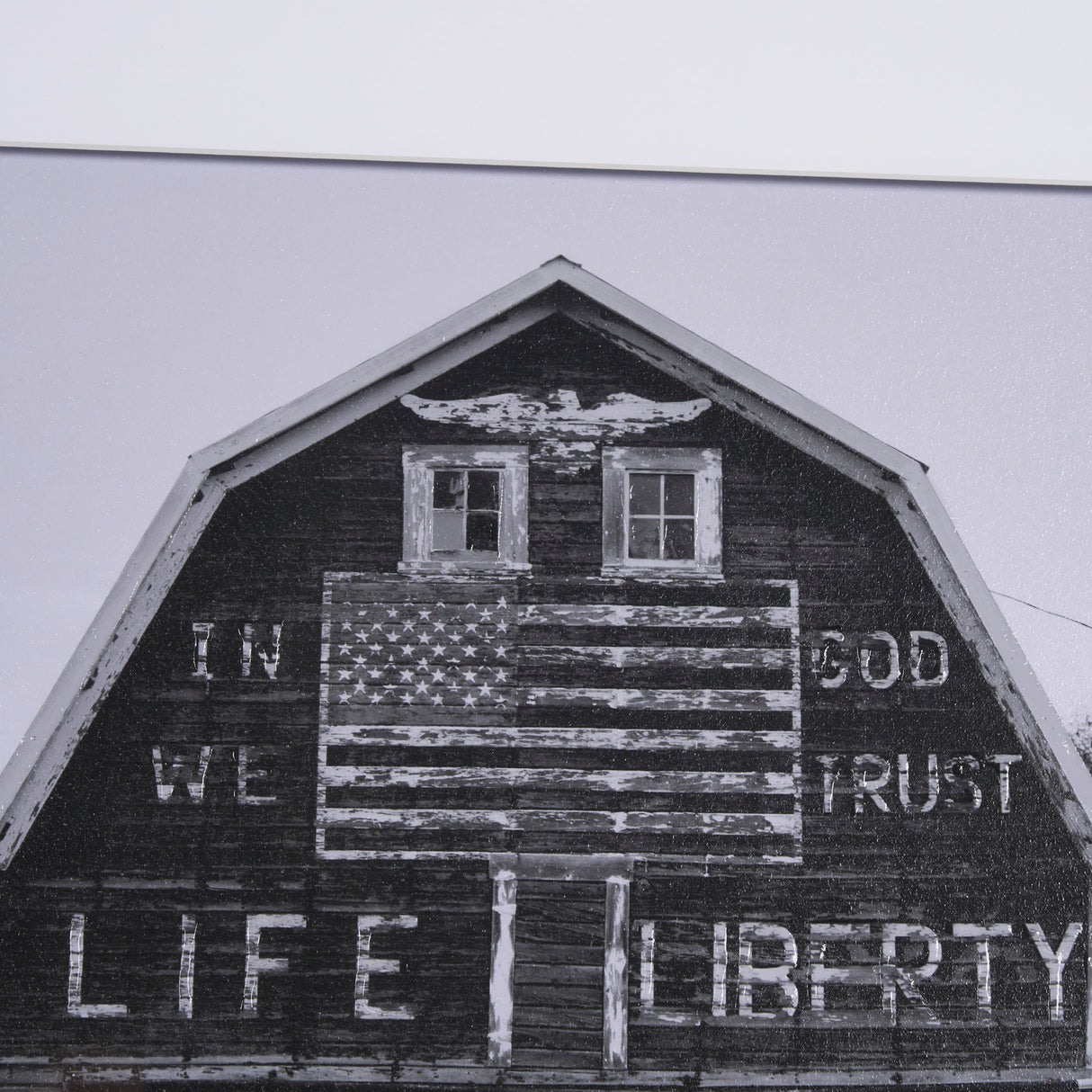In God We Trust by David Reams a Hand Embellished Framed Photo Art Print Matted under Glass from Mercana - Luna Furniture