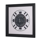 Casino 1 Dollar Vegas Poker Chip By Zap Studio Framed Art Photograph Print under Glass from Mercana - Luna Furniture