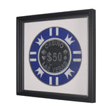 Casino 50 Dollar Vegas Poker Chip By Zap Studio Framed Art Photograph Print under Glass from Mercana - Luna Furniture