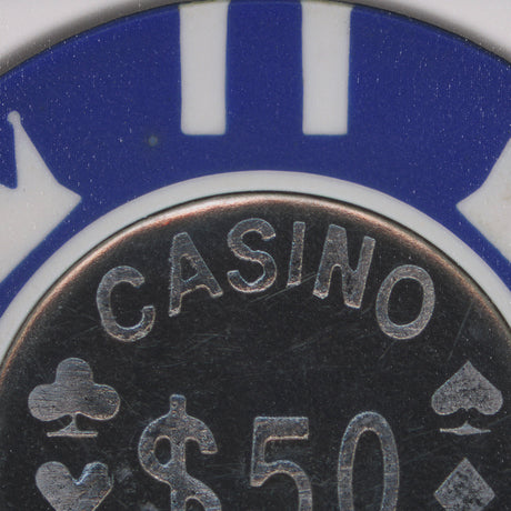 Casino 50 Dollar Vegas Poker Chip By Zap Studio Framed Art Photograph Print under Glass from Mercana - Luna Furniture