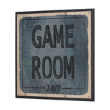 Game Room SQ by Mercana Studio a Hand Embellished Framed Art Print from Mercana - Luna Furniture