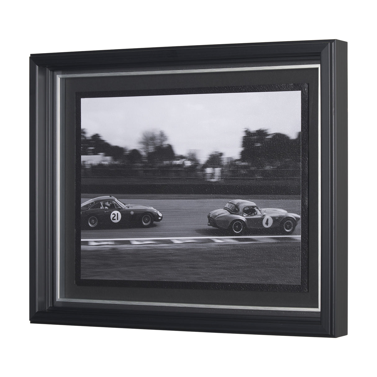 Hot on the Tail by Ben Wood a Hand Embellished Framed Photo Art Print Matted under Glass from Mercana - Luna Furniture