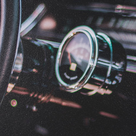 Car Interior by Tim Mossholder a Hand Embellished Framed Photo Art Print from Mercana - Luna Furniture