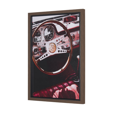 Vintage Car by Magda Izzard a Hand Embellished Framed Photo Art Print from Mercana - Luna Furniture