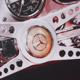 Vintage Car by Magda Izzard a Hand Embellished Framed Photo Art Print from Mercana - Luna Furniture