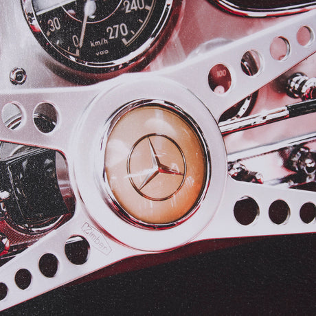 Vintage Car by Magda Izzard a Hand Embellished Framed Photo Art Print from Mercana - Luna Furniture