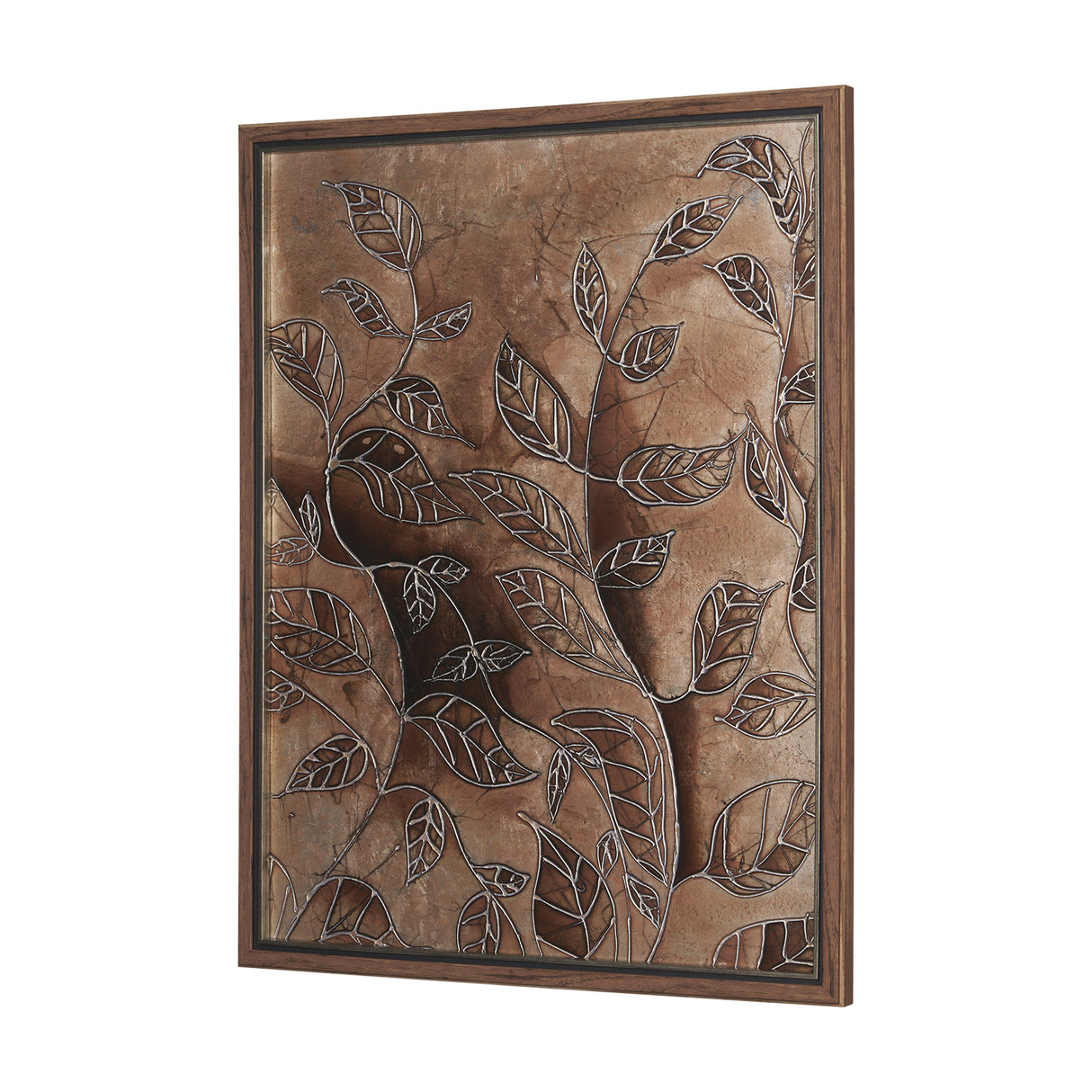 Bronze Beauty I by Studio M a handmade Original Framed 3D Textured Artwork from Mercana - Luna Furniture