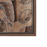 Bronze Beauty I by Studio M a handmade Original Framed 3D Textured Artwork from Mercana - Luna Furniture