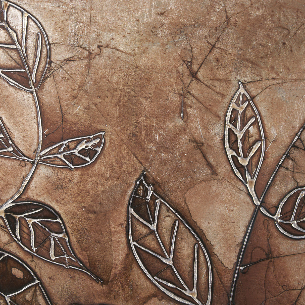 Bronze Beauty II by Studio M a handmade Original Framed 3D Textured Artwork from Mercana - Luna Furniture