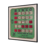 Chasing Numbers I Bingo Card by Mercana Studio a Hand Embellished Textured Framed Canvas from Mercana - Luna Furniture